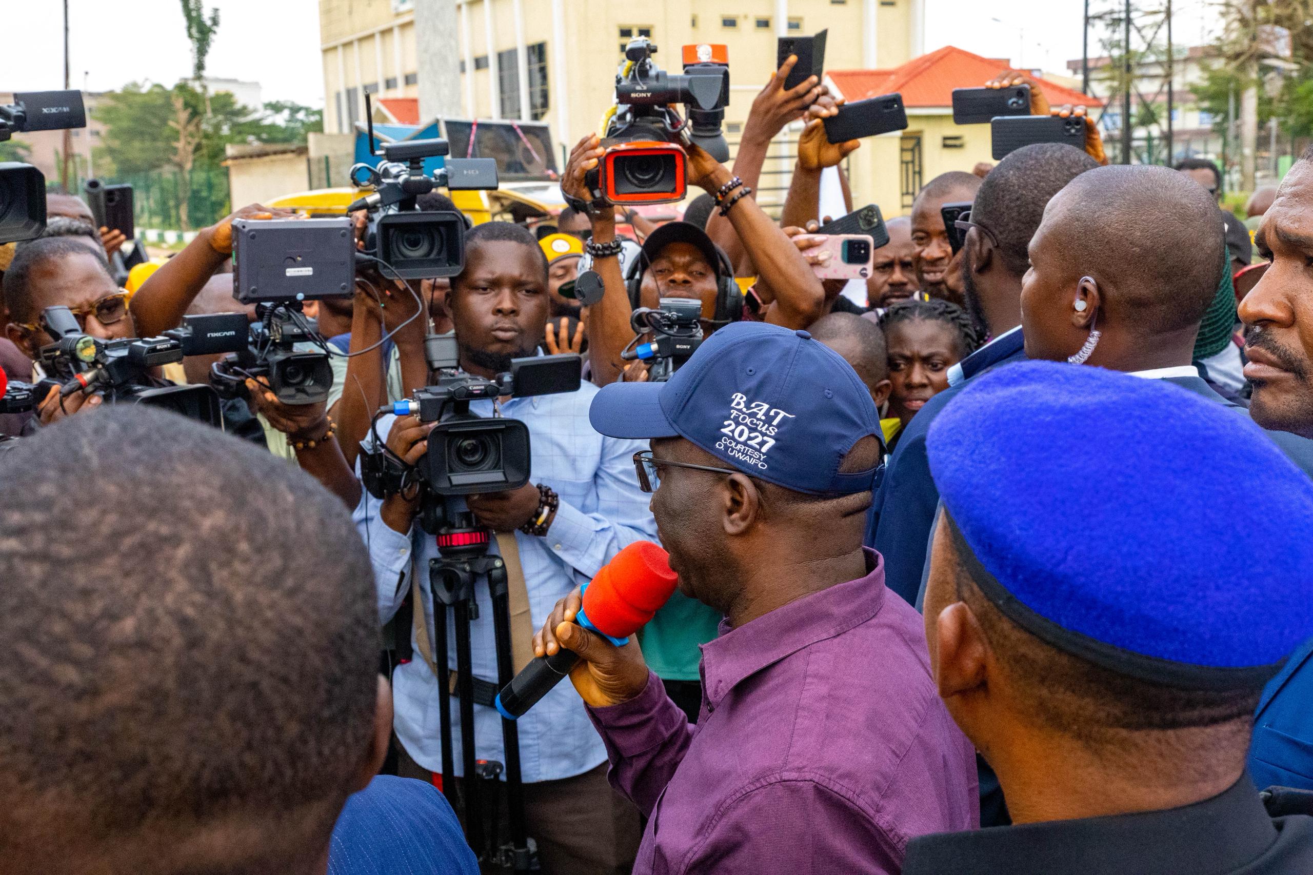 Gov Okpebholo Joins Benin Electricity Protest, Promises Stakeholder Meeting on BEDC Crisis
